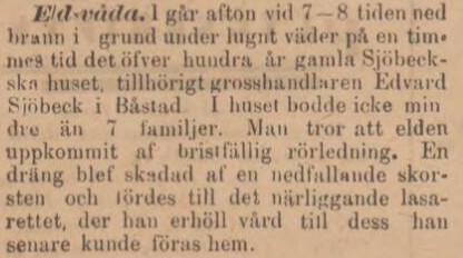 NORRA SKÅNE – 22 december 1892