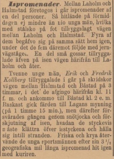 HALLANDSPOSTEN – 6 februari 1893