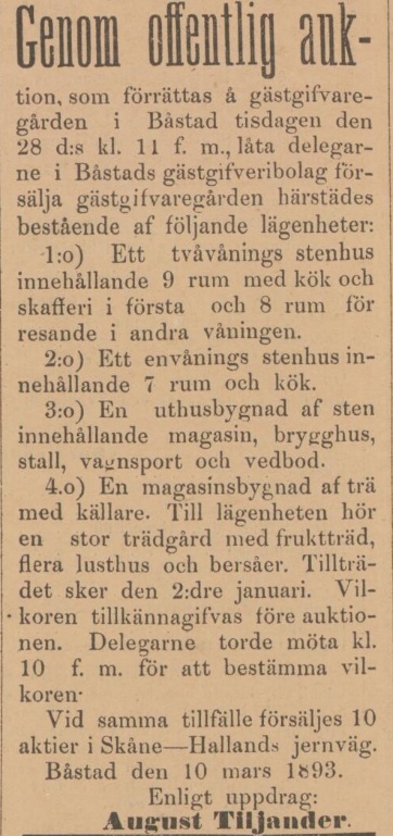 ENGELHOLMS TIDNING – 18 mars 1893