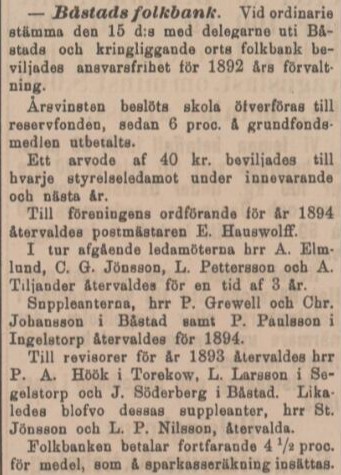 HELSINGBORGS DAGBLAD – 22 mars 1893