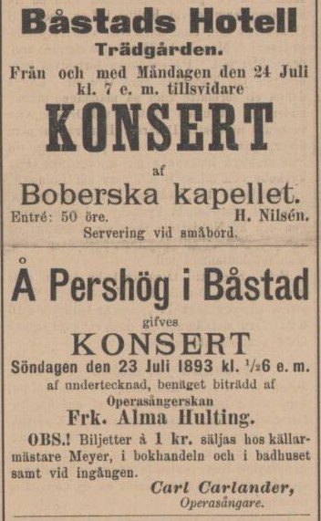 HELSINGBORGS DAGBLAD – 21 juli 1893
