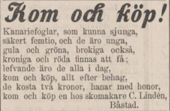 ÖRESUNDSPOSTEN – 12 augusti 1893