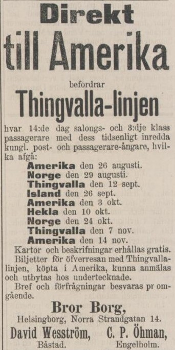ÖRESUNDSPOSTEN – 16 augusti 1893