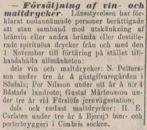 SKÅNSKA POSTEN – 16 oktober 1893