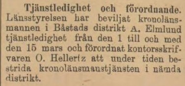 KRISTIANSTADSBLADET – 26 februari 1894