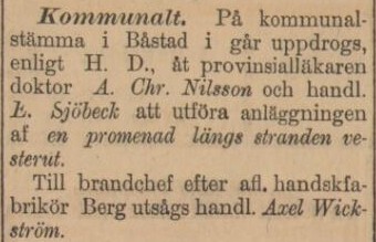HELSINGBORGSPOSTEN SKÅNE-HALLAND – 27 februari 1894