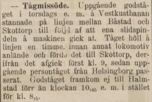ÖRESUNDSPOSTEN – 10 mars 1894