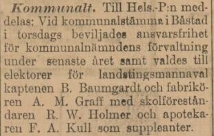 HELSINGBORGSPOSTEN SKÅNE-HALLAND – 24 mars 1894