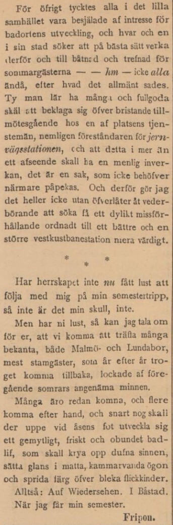 HELSINGBORGSPOSTEN SKÅNE-HALLAND – 27 juni 1894 (forts.)