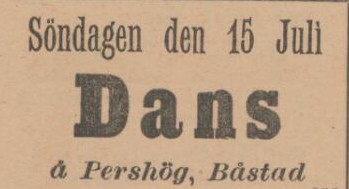 SYDHALLAND – 10 juli 1894