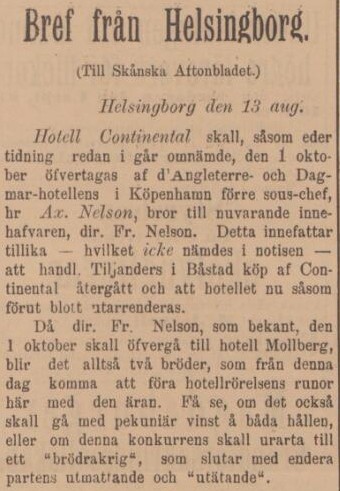 SKÅNSKA AFTONBLADET – 15 augusti 1894