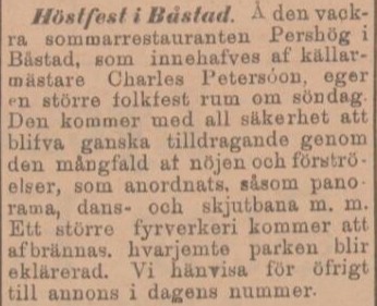 SYDHALLAND – 17 augusti 1894