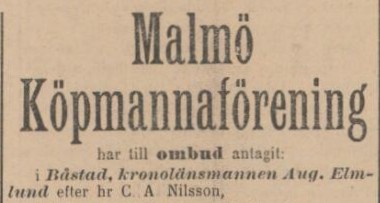 SYDSVENSKA DAGBLADET – 18 januari 1895