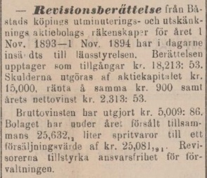 SKÅNSKA POSTEN – 26 januari 1895