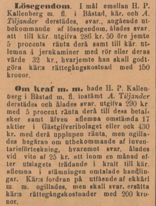 ENGELHOLMS TIDNING – 11 april 1895