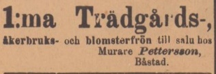 BÅSTADS TIDNING – 30 april 1895