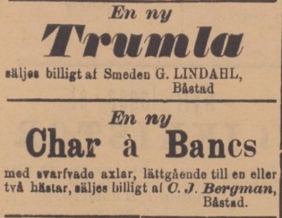 BÅSTADS TIDNING – 11 maj 1895