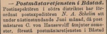 HELSINGBORGS DAGBLAD – 31 maj 1895