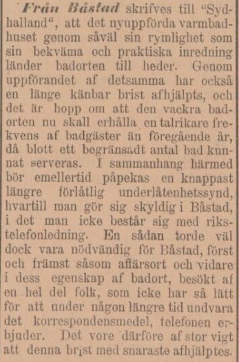 SYDHALLAND – 10 juni 1895