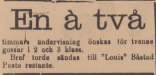 BÅSTADS TIDNING – 18 juni 1895