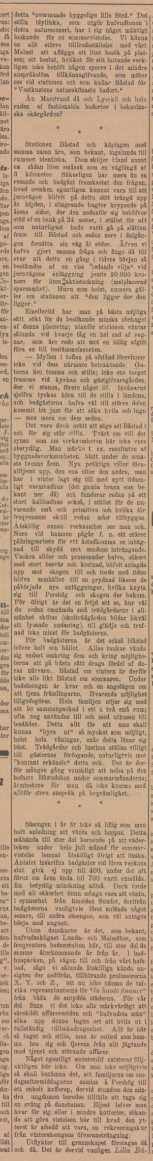 SKÅNSKA AFTONBLADET – 25 juli 1895 (forts.)