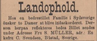 HELSINGBORGS DAGBLAD – 29 juli 1895