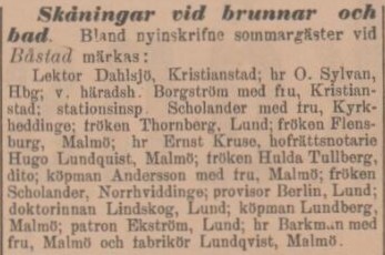 SKÅNSKA AFTONBLADET – 12 augusti 1895