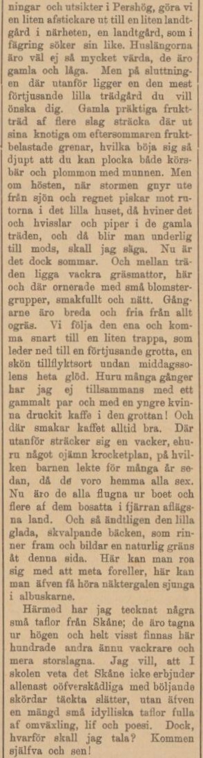 VECKOPOSTEN – 22 augusti 1895 (forts.)
