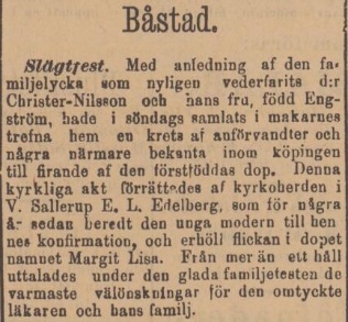 BÅSTADS TIDNING – 22 oktober 1895