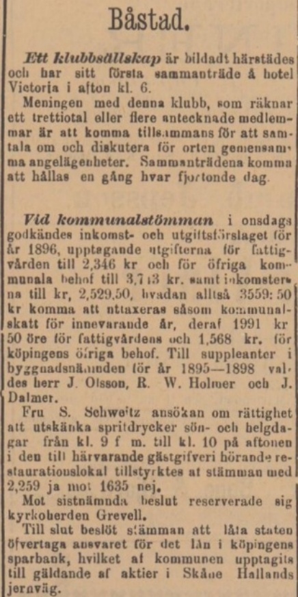 BÅSTADS TIDNING – 2 november 1895 (forts.)
