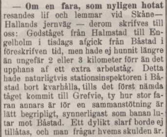 ÖRESUNDSPOSTEN – 22 november 1895