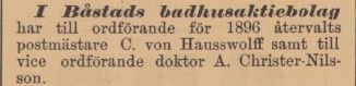 ENGELHOLMS TIDNING – 9 januari 1896