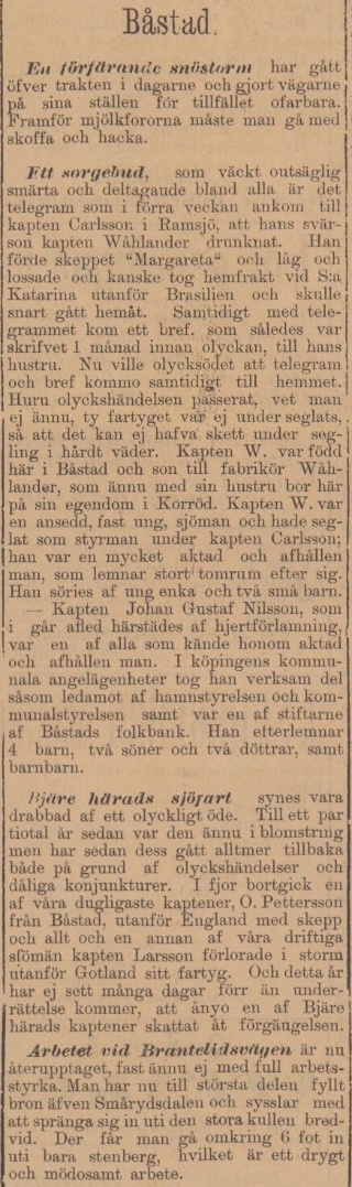 BÅSTADS TIDNING – 18 januari 1896