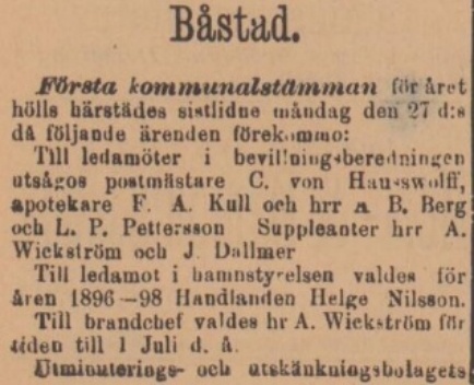 BÅSTADS TIDNING – 29 januari 1896