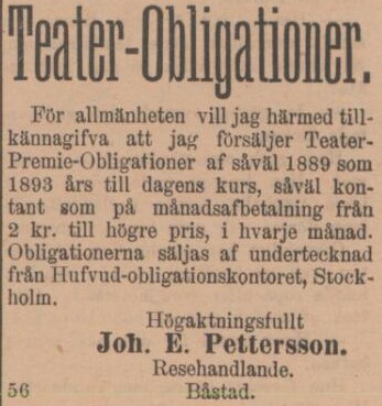 SYDHALLAND – 3 februari 1896
