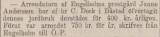 ÖRESUNDSPOSTEN – 11 februari 1896