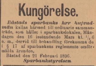 BÅSTADS TIDNING – 22 februari 1896 (forts.)