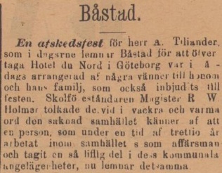 BÅSTADS TIDNING – 28 mars 1896