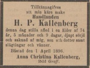 HELSINGBORGS DAGBLAD – 2 april 1896