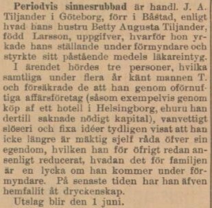 HELSINGBORGSPOSTEN SKÅNE-HALLAND – 6 maj 1896