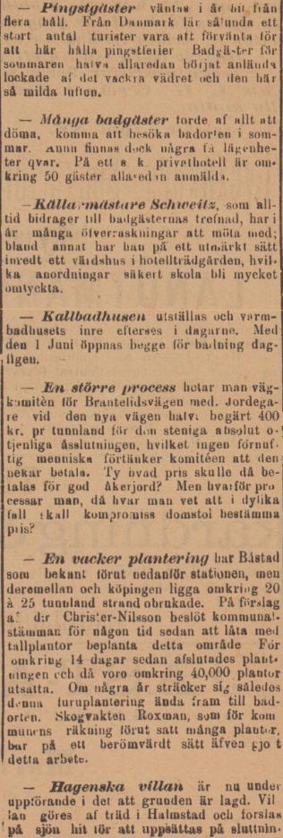 BÅSTADS TIDNING – 23 maj 1896