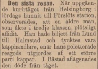 HALLAND – 26 maj 1896