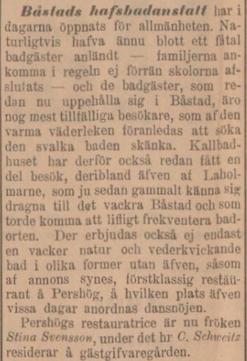 SYDHALLAND – 5 juni 1896