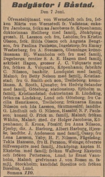 HELSINGBORGS DAGBLAD – 16 juni 1896