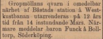 HALLAND – 22 juni 1896