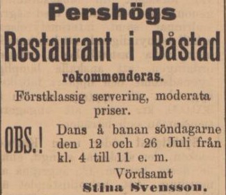 HALLAND – 11 juli 1896