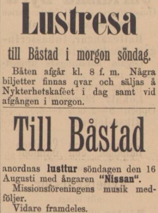 HALLAND – 8 augusti 1896