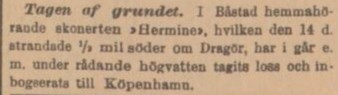 HELSINGBORGS DAGBLAD – 29 november 1896