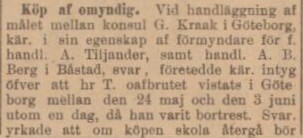 HELSINGBORGSPOSTEN SKÅNE-HALLAND – 20 januari 1897
