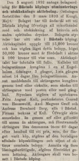 POST- OCH INRIKES TIDNINGAR – 25 januari 1897